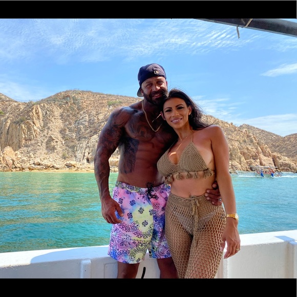 COPY - TWO PIECE CROCHET COVER UP - Picture 2 of 2